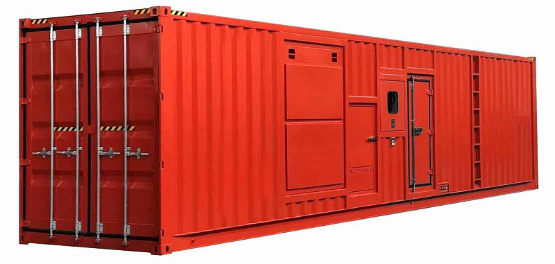 Дизельный генератор MGE P1200MH 6300 В в контейнере ДЭР
