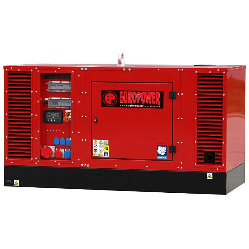 Дизельный генератор EuroPower EPS 44 TDE с подогревом ДизельЭнергоРесурс