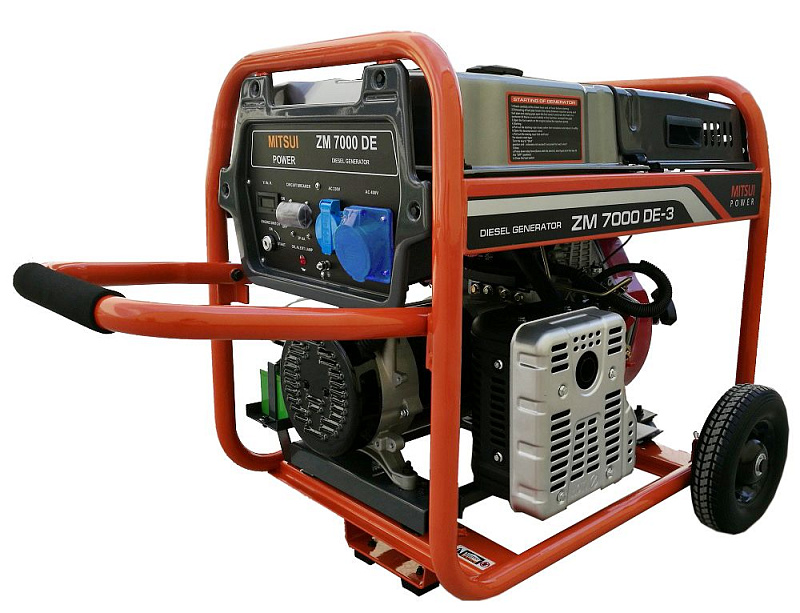 Дизельный генератор Mitsui Power ZM 7000 DE ДизельЭнергоРесурс