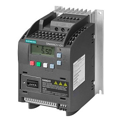 Преобразователь частоты Siemens v20 6SL3210-5BE13-7UV0 3ф без фил. 1.3А 0.37кВт 380В