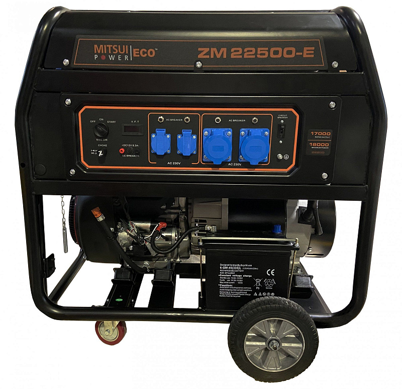 Бензиновый генератор Mitsui Power ZM 22500 E-3 ДизельЭнергоРесурс