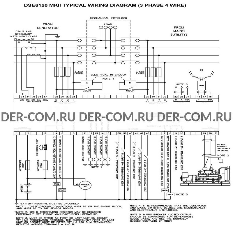 Контроллер Deep Sea DSE6120 ДизельЭнергоРесурс