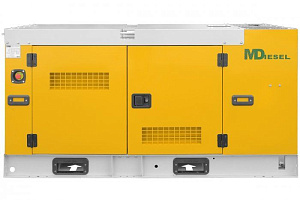 Дизельный генератор MitsuDiesel МД АД-24С-Т400-1РКМ29 в шумозащитном кожухе с АВР ДизельЭнергоРесурс