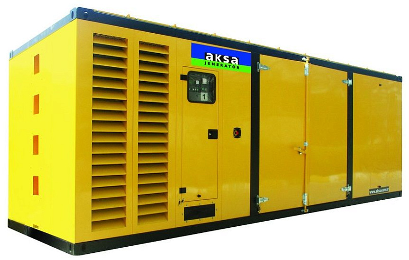 Дизельный генератор Aksa APD880M в кожухе с АВР ДизельЭнергоРесурс