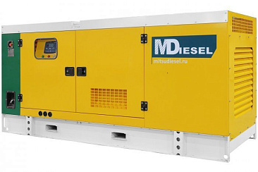 Дизельный генератор MitsuDiesel МД АД-80С-Т400-1РКМ29 в шумозащитном кожухе ДизельЭнергоРесурс