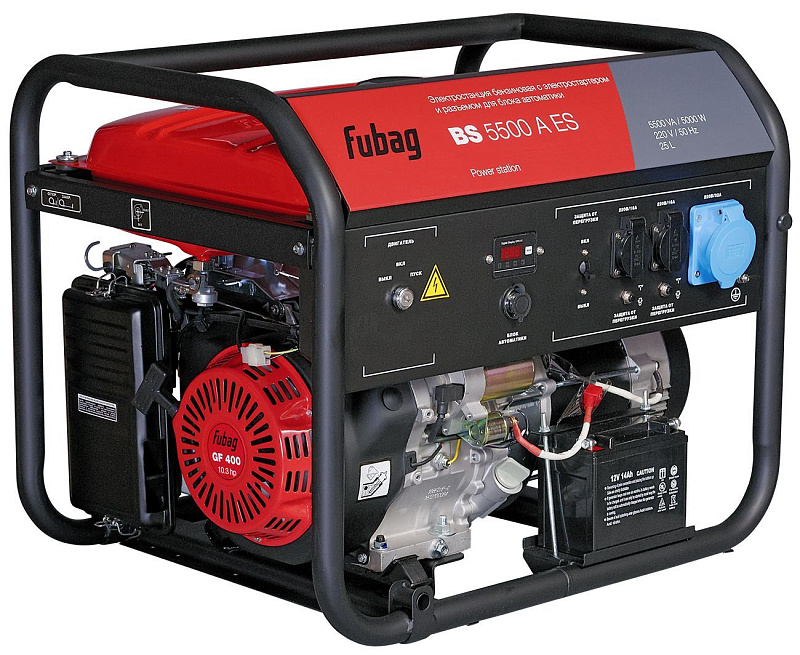 Бензиновый генератор Fubag BS 5500 A ES с АВР ДизельЭнергоРесурс