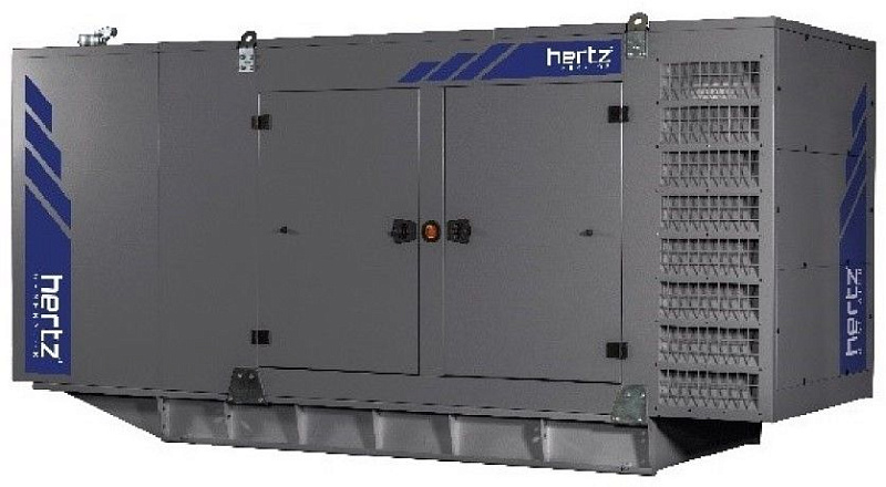 Дизельный генератор Hertz HG 550 PL в кожухе ДизельЭнергоРесурс