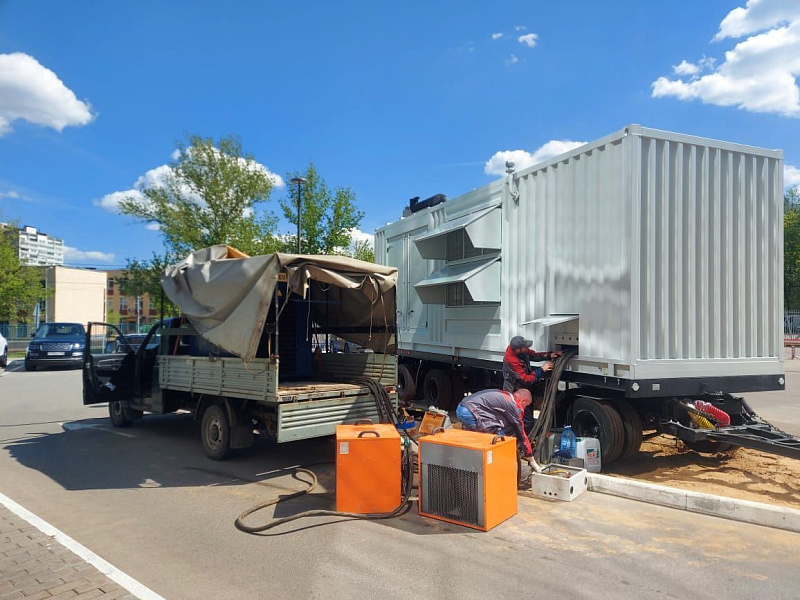 Нагрузочные испытания ДГУ Caterpillar GEP18-2 на базе дизельного двигателя Perkins 404C-22G1