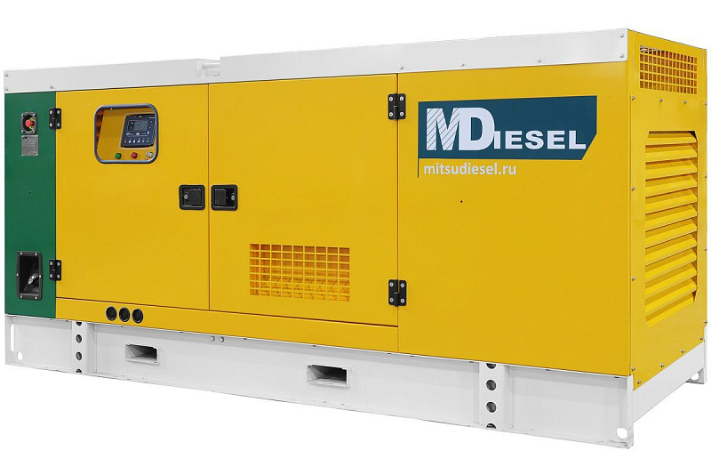 Дизельный генератор MitsuDiesel МД АД-80С-Т400-1РКМ29 в шумозащитном кожухе с АВР ДизельЭнергоРесурс